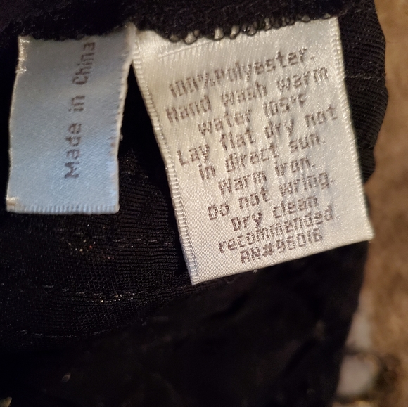 Osstinee Unique Black Floral Corset Quilt Style Tank Top - Picture 11 of 11